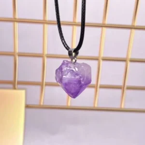 pendentif améthyste brute