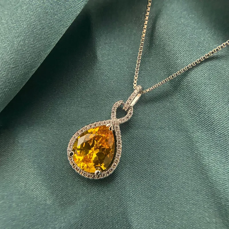 pendentif maison du pendentif topaze jaune