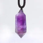 pendentif améthyste obélisque