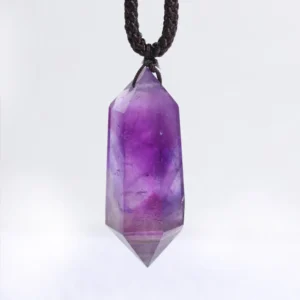 pendentif améthyste obélisque