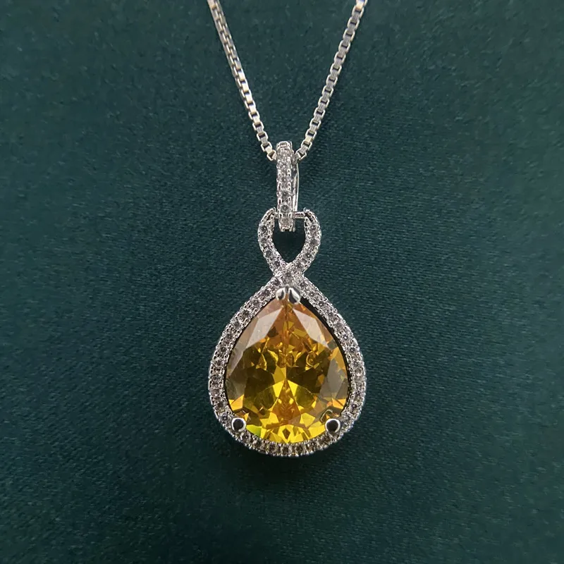 bijou topaze jaune