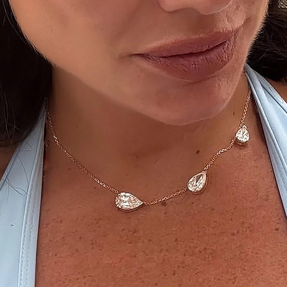 pendentif trilogie diamant