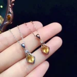 pendentif citrine petit