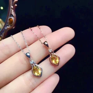 pendentif citrine petit