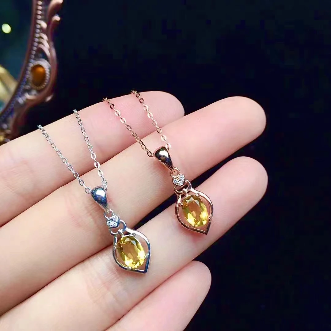 pendentif citrine petit