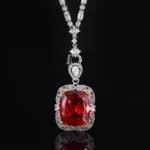 pendentif rubis vintage