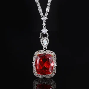 pendentif rubis vintage