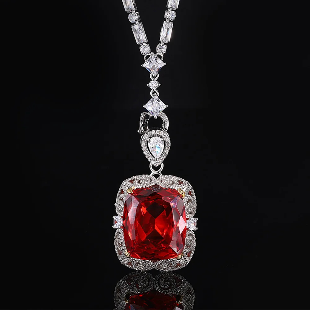 pendentif rubis vintage