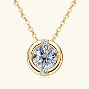pendentif diamant serti clos