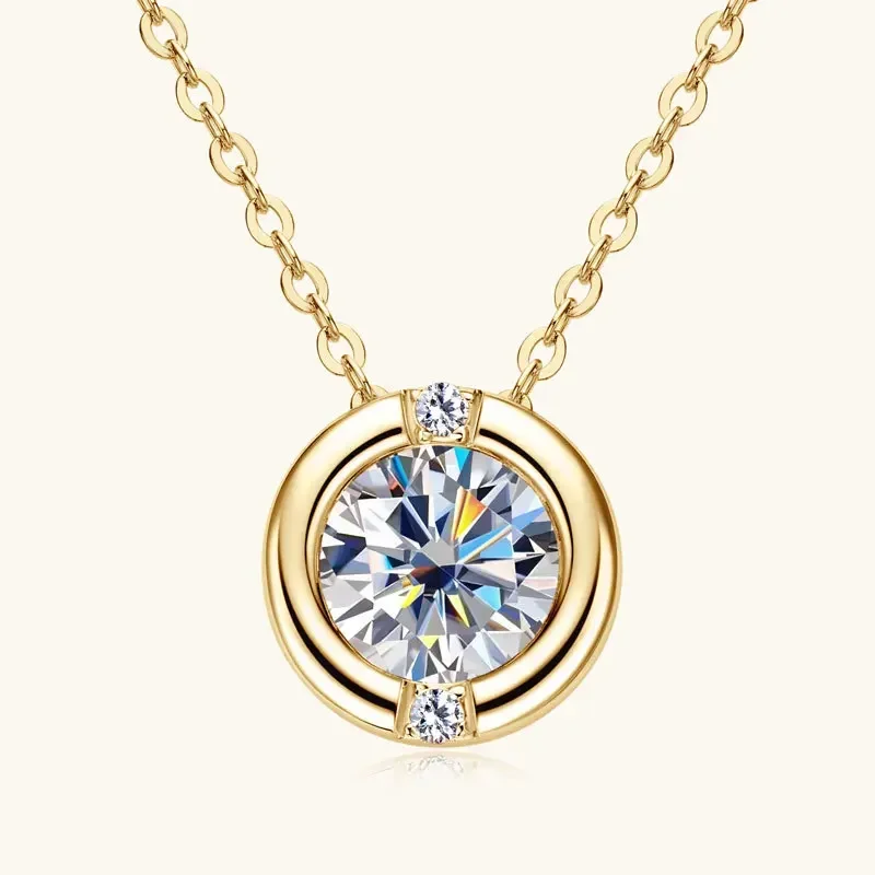 pendentif diamant serti clos
