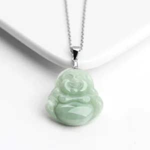 pendentif jade bouddha