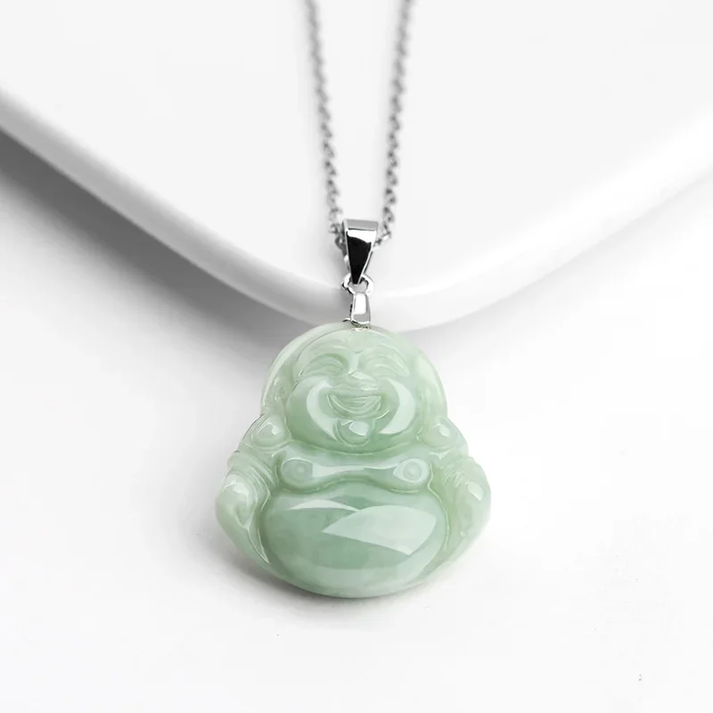 pendentif jade bouddha
