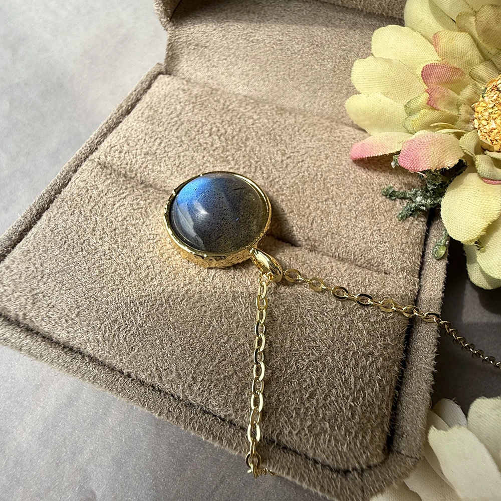 pendentif en pierre naturelle Labradorite