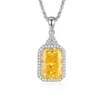 pendentif citrine naturelle