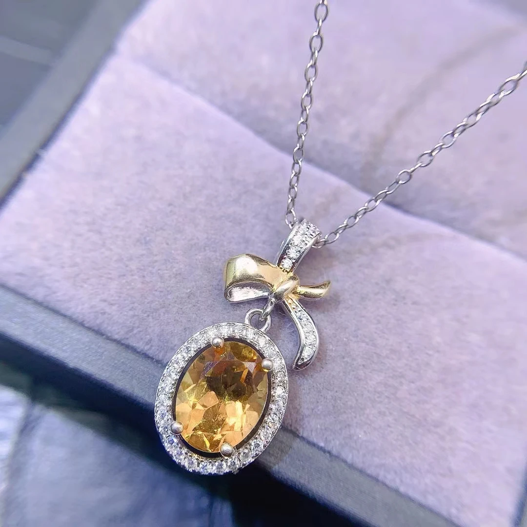 pendentif Citrine en situation