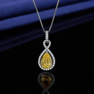 pendentif Citrine Larme