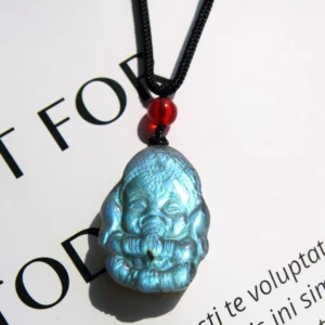 pendentif Maison du Pendentif Labradorite Ganesh