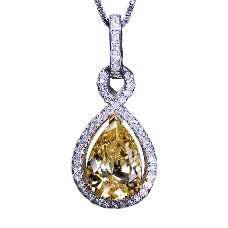 accessoire de joaillerie citrine maison du Pendentif
