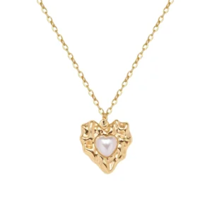 pendentif perle cœur