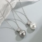 pendentif perle chic