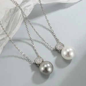 pendentif perle chic