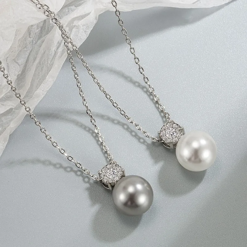 pendentif perle chic