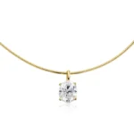 pendentif diamant 4 griffes