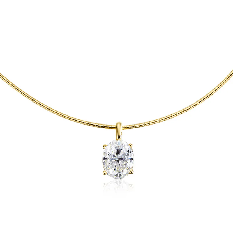 pendentif diamant 4 griffes