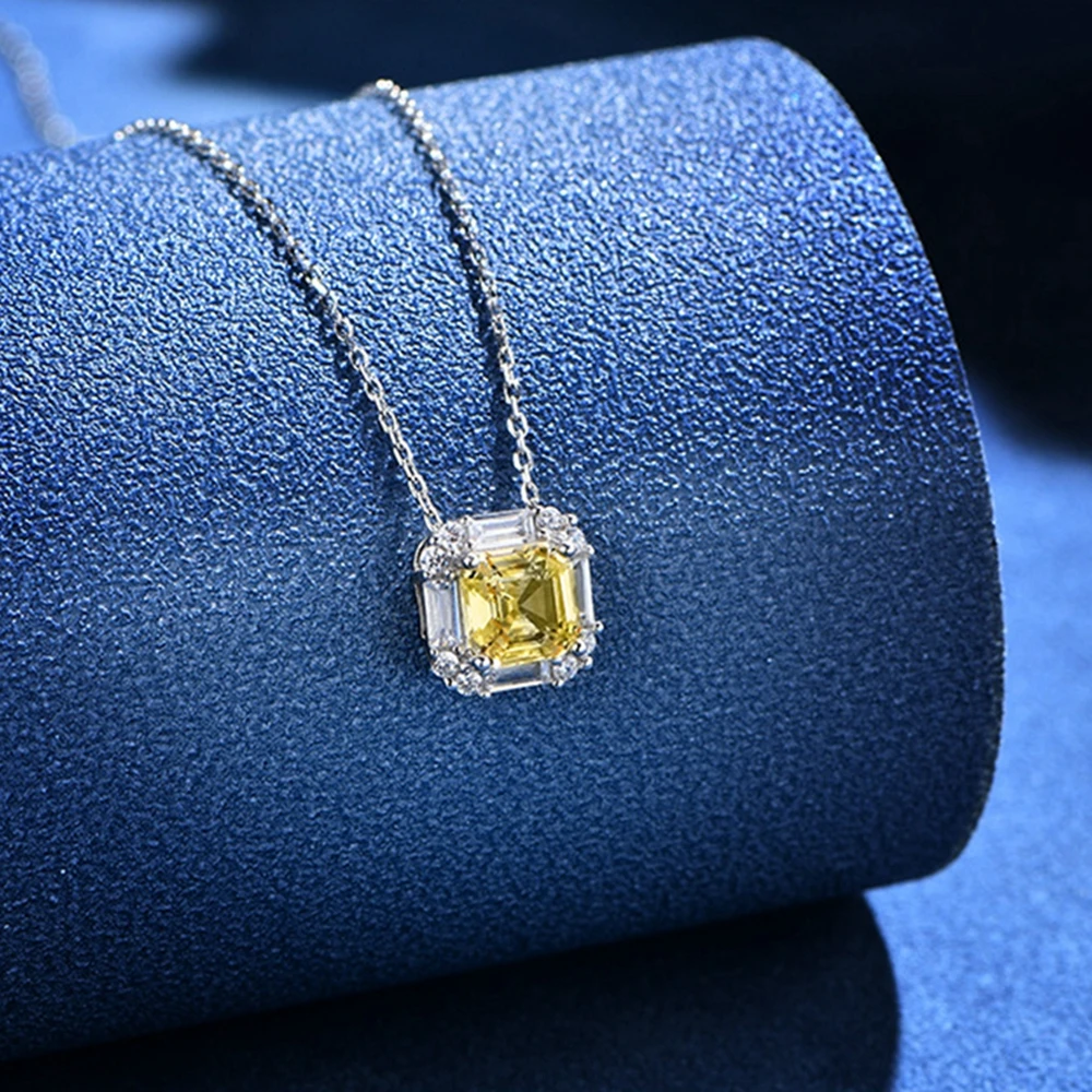 pendentif en citrine et argent sterling