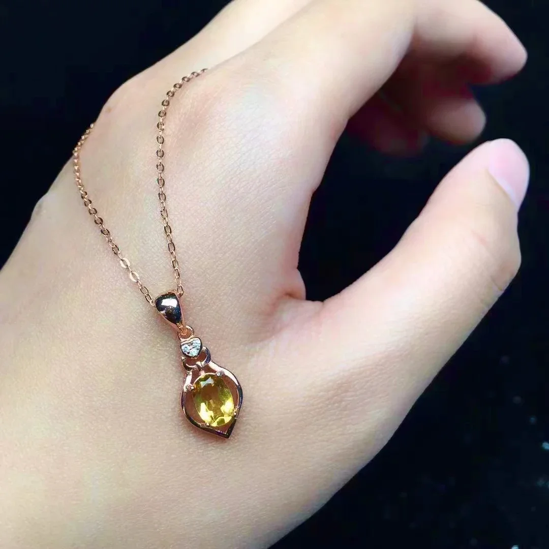 bijou citrine avec zircons