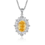 pendentif citrine femme