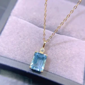 Pendentif Topaze Rectangle