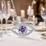 pendentif améthyste oeil