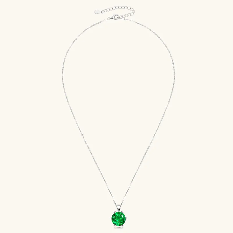 pendentif émeraude et or