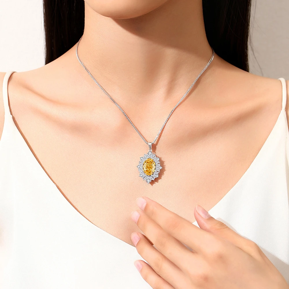 bijou citrine et argent sterling