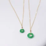 pendentif jade rond
