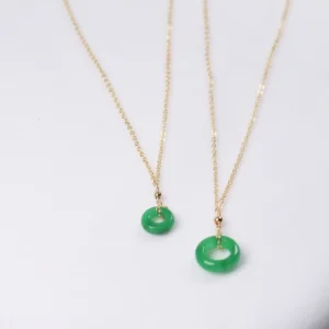 pendentif jade rond