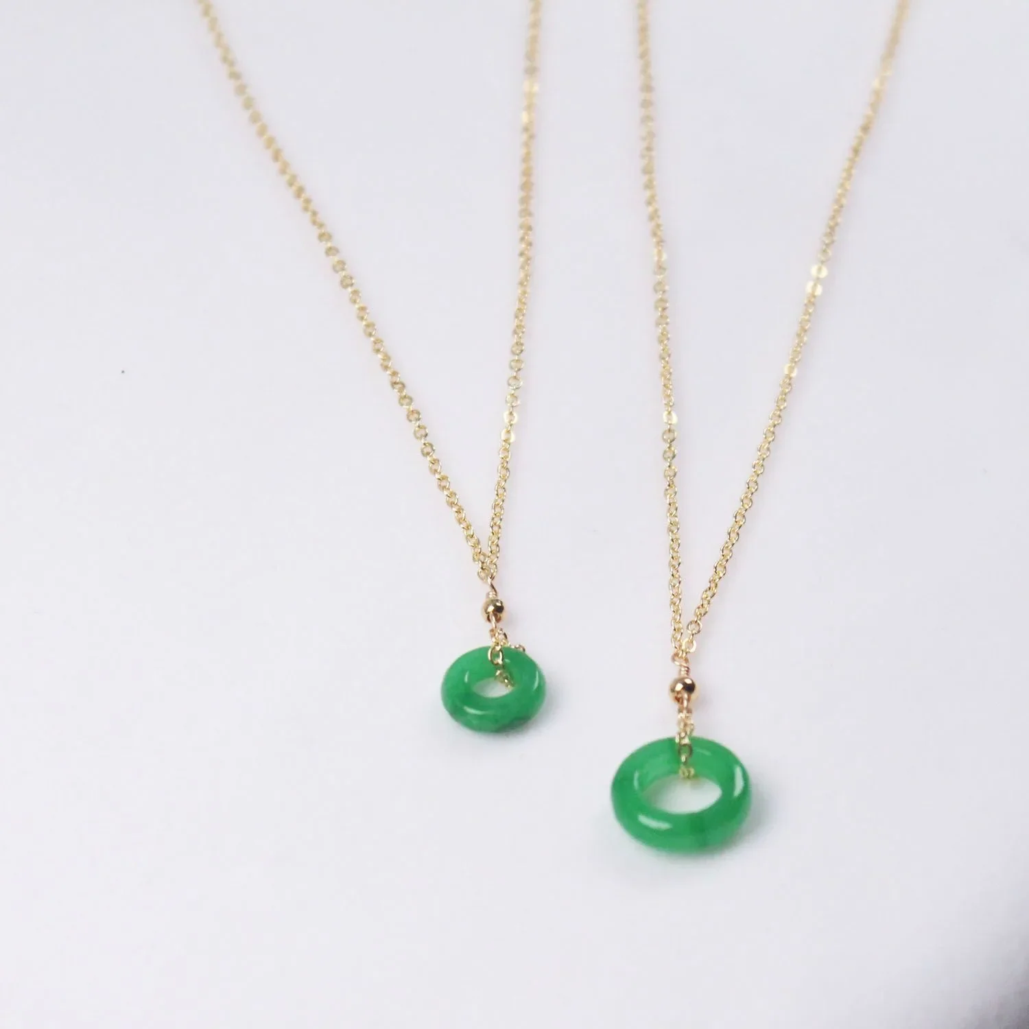 pendentif jade rond