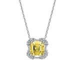 pendentif citrine argent