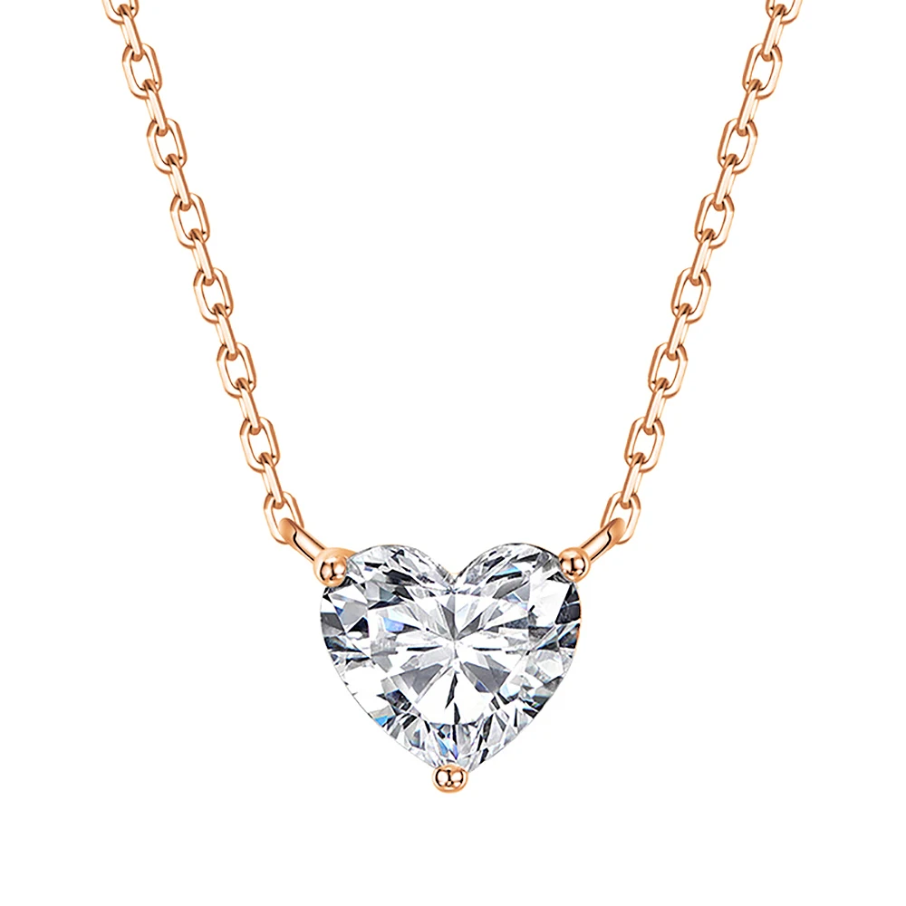 pendentif homme ou femme en cœur brillant