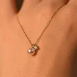 pendentif perle élégance