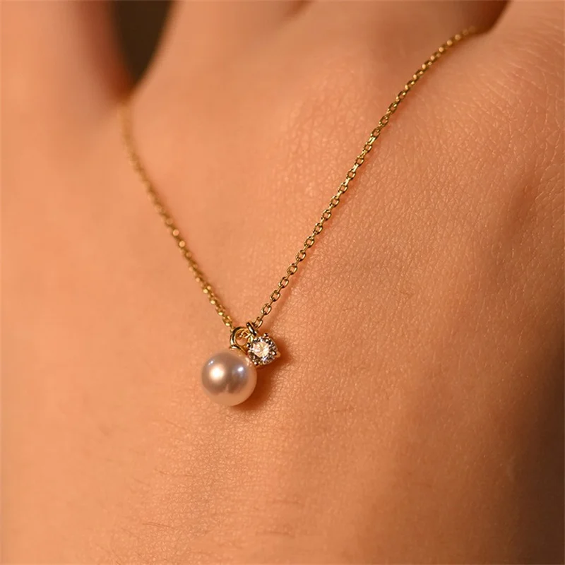 pendentif perle élégance
