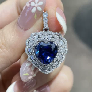pendentif saphir femme