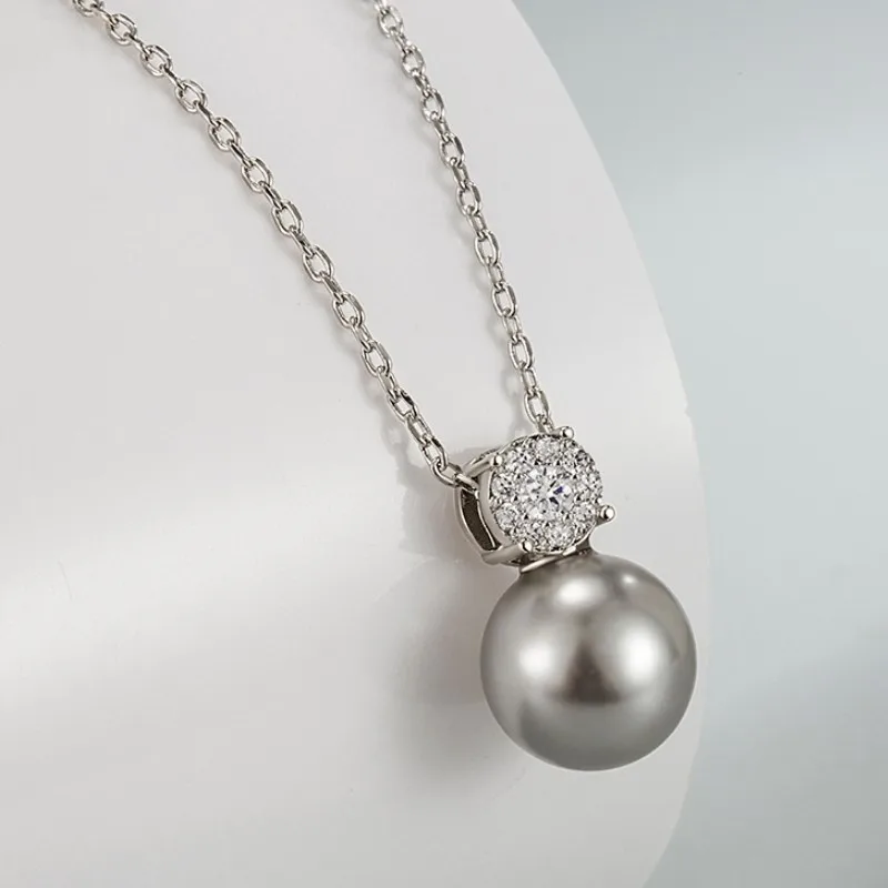 pendentif perle nacrée