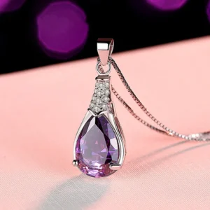 pendentif tanzanite poire