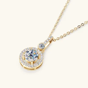 pendentif diamant rond