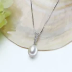 pendentif perle tahiti argent sterling