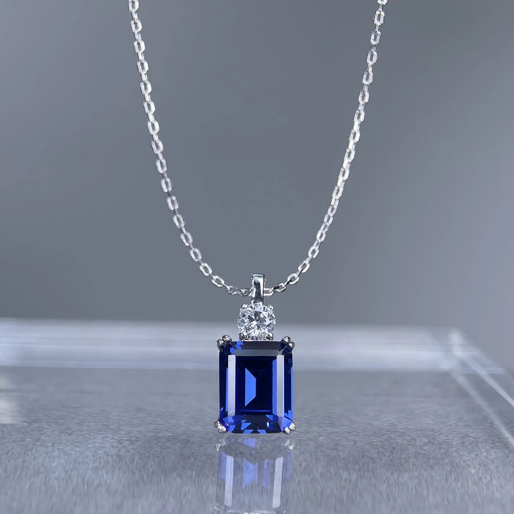 bijou en argent et tanzanite