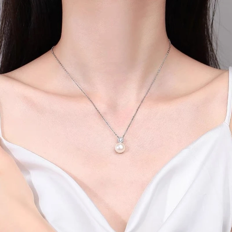 pendentif en argent et zircon
