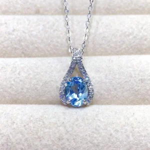 pendentif topaze goutte